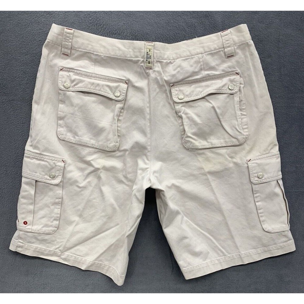Raider Jeans Company Shorts Mens Size 40X11 Beige RC Cargo Pockets 100% Cotton - Picture 2 of 16